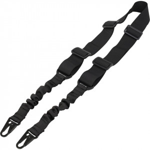 Curea Tactica Bungee Neagra 2 Puncte pentru Airsoft produsa de GFC Tactical - 1
