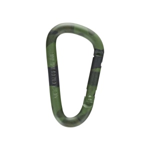 Aluminum Carabiner EDC 6cm x 6mm Woodland MFH
