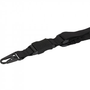 Curea Tactica Semi Bungee Neagra 1 Punct Quick-Release pentru Airsoft GFC Tactical - 2