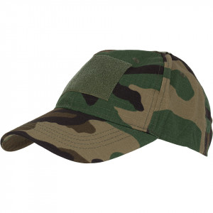 Sapca Tactica cu Velcro Woodland produsa de ACM - 1