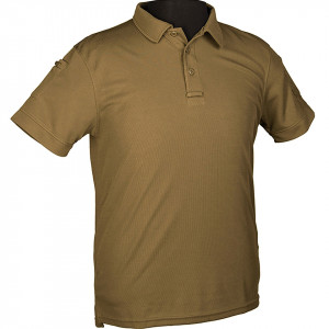 Tricou Tactic QUICKDRY Polo Dark Coyote Mil-Tec - 1