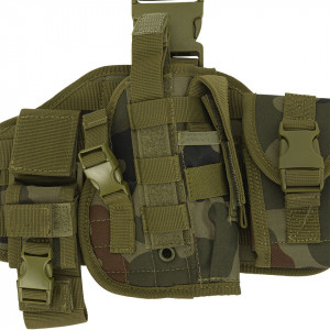 Toc Tactic Airsoft DropLeg Platforma Picior Woodland Panther GFC Tactical - 3