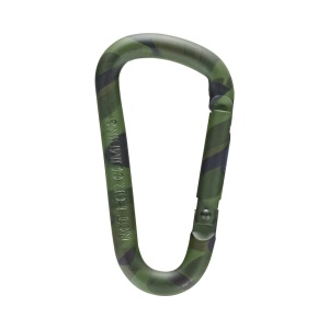 Aluminum Carabiner EDC 7cm x 7mm Woodland MFH
