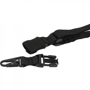 Curea Tactica Semi Bungee Neagra 1 Punct Quick-Release pentru Airsoft GFC Tactical - 3