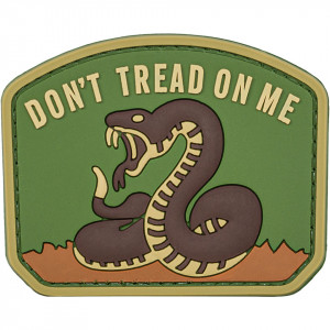 Ecuson 3D PVC Don't Tread On Me GFC Tactical - 1