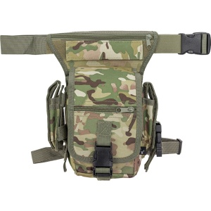 Leg Bag HIPBAG Velcro MultiCamo MFH