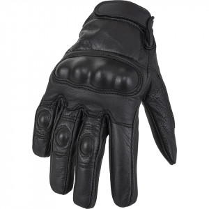 Manusi Tactice Leder Negre Mil-Tec