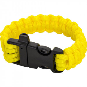 Paracord Tactical Bracelet FASTEX Yellow Element Airsoft