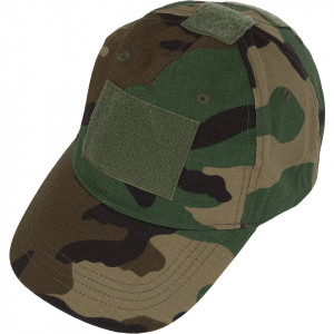 Sapca Tactica cu Velcro Woodland produsa de ACM - 3
