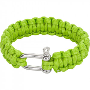 Tactical Paracord Bracelet SURVIVAL Lime Element Airsoft