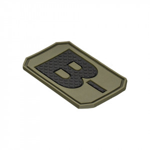 Ecuson 3D PVC Grupa Sanguina B Negativ 4x3cm Olive Drab Mil-Tec - 2