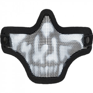 Masca Airsoft Ventus V2 din plasa metalica Neagra, produsa de Ultimate Tactical - 1