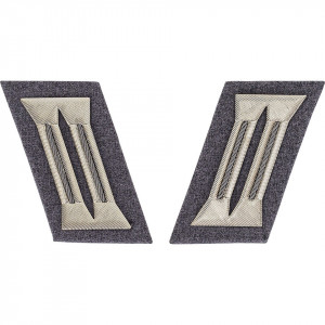 Military Badges Set LUFTVERTEIDIGUNG in grey color GDR - Military Surplus