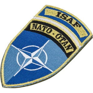 Ecuson Brodat NATO ISAF Velcro Surplus Militar - 2