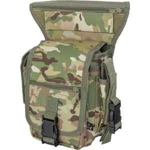 Geanta de Picior Hip-Bag Velcro MultiCamo MFH - 3