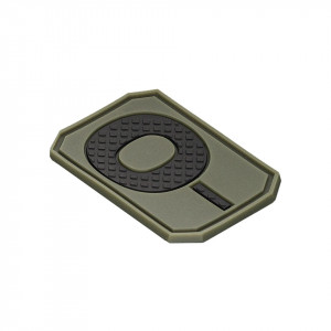 Ecuson 3D PVC Grupa Sanguina 0 Negativ 4x3cm Olive Drab Mil-Tec - 2