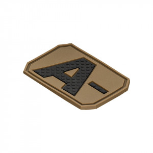 Ecuson 3D PVC Grupa Sanguina A Negativ 4x3cm Dark Coyote Mil-Tec - 2