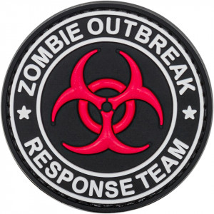 Ecuson 3D PVC Zombie Outbreak GFC Tactical - 1