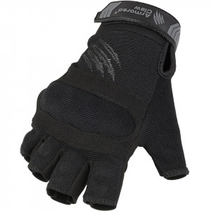 Fingerless Gloves Shield Flex Cut HW Black Armored Claw