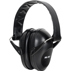 Foldable Earmuffs EN 352 Black Mil-Tec