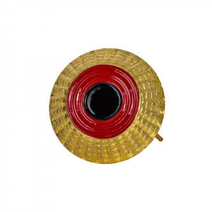 Military Cockade VOLKSARMEE in gold color GDR - Military Surplus
