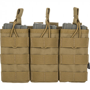 Port Incarcator Triplu Airsoft OPEN KOGA Universal Dark Coyote Primal Gear - 1