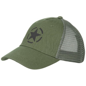 Sapca Trucker Cap Mesh Olive Drab MFH - 1
