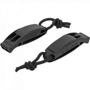 Fluier Tactic Supravietuire DURAFLEX Negru Mil-Tec - 1