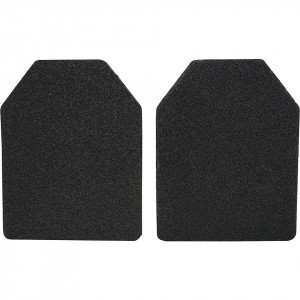Set 2 Placi Balistice Airsoft DUMMY Spuma Negre Mil-Tec - 1