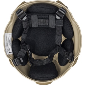 Casca Tactica Airsoft MICH 2002 Velcro Coyote MFH - 3