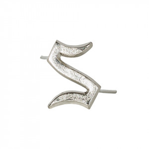 Military Badge OFFIZIERSSCHULER in silver color GDR - Military Surplus