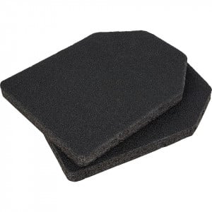 Set 2 Placi Balistice Airsoft DUMMY Spuma Negre Mil-Tec - 2