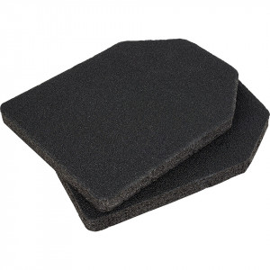 Set 2 Placi Balistice Airsoft DUMMY Spuma Negre Mil-Tec - 2