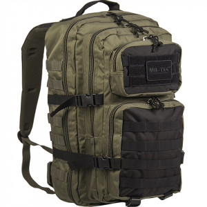 Tactical Backpack ASSAULT 36L Ranger Green/Black Mil-Tec
