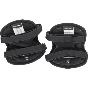 Set Cotiere Tactice Protect pentru Airsoft Negre Mil-Tec - 3