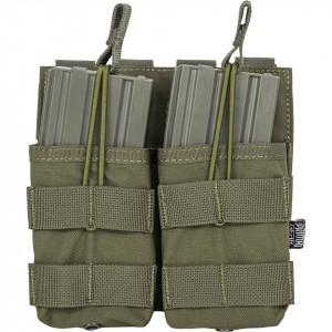 Universal Double Mag Pouch FOXRAPTOR Open Olive Primal Gear
