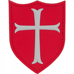 Ecuson 3D PVC Crusaders Cross produs de GFC Tactical - 1