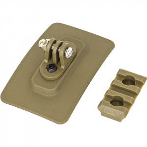 Helmet Camera Mount with Velcro Tan GFC Tactical