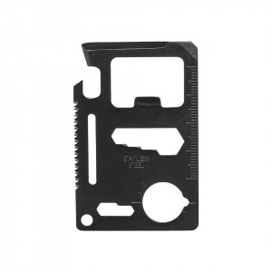 Card Supravietuire Multifunctional Negru Mil-Tec - 1