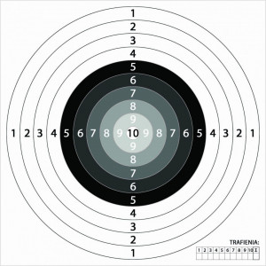 Set of 500 Airsoft Targets AirGun 14x14cm Range Solutions