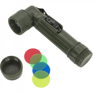 Lanterna Tactica ANGLEHEAD LED Medie Olive Drab Mil-Tec - 2