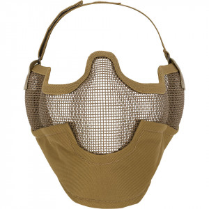Masca Airsoft Stalker V3 din plasa metalica Tan, produsa de Ultimate Tactical - 1