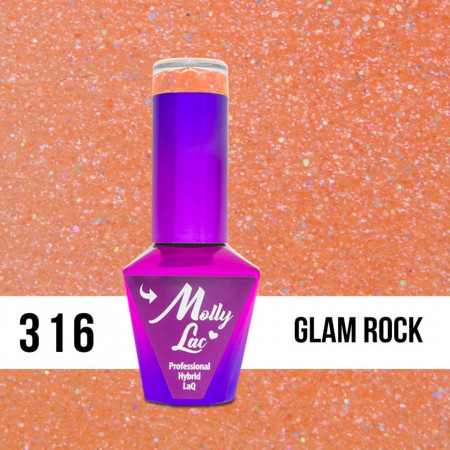 316 Glam Rock Molly Lac 10 ml Oja Semipermanenta