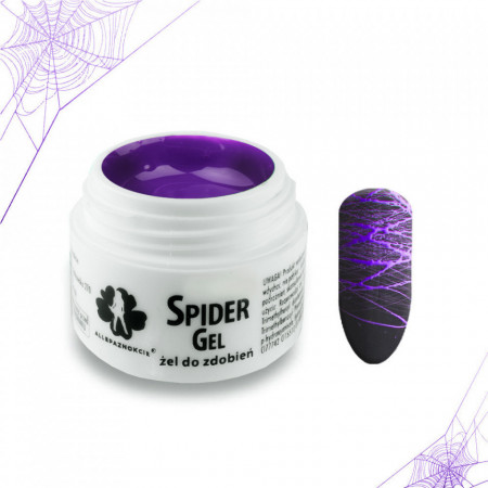 Spider Gel Violet 3 ml - Allepaznokcie