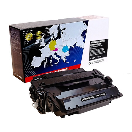 HP CE255X/CRG724II Cartus toner black 12500 pagini EPS compatibil