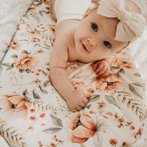 Paturica | ROMANTIC FLOWERS | pentru bebelusi si copii mici