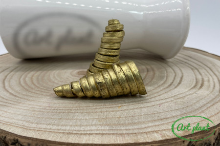 Capete cane cone aurii 4-7 cm, 2 buc