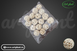 Bile ratan 3 cm alb natur
