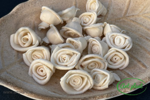 Capete Trandafiri Ming Natur 2cm