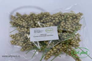 Coacăze ornamentale gold & glitter - Img 2